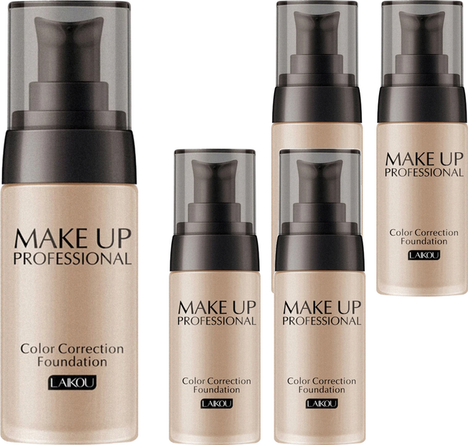 LAIKOU 萊蔻 煥彩修顏粉底液 40ml, 深膚色, 5瓶