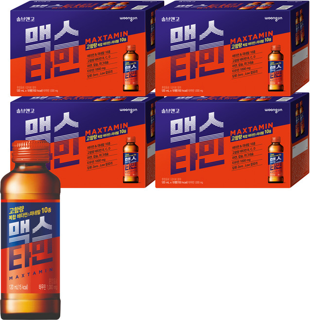 솔브앤고 맥스타민, 120ml, 40개입