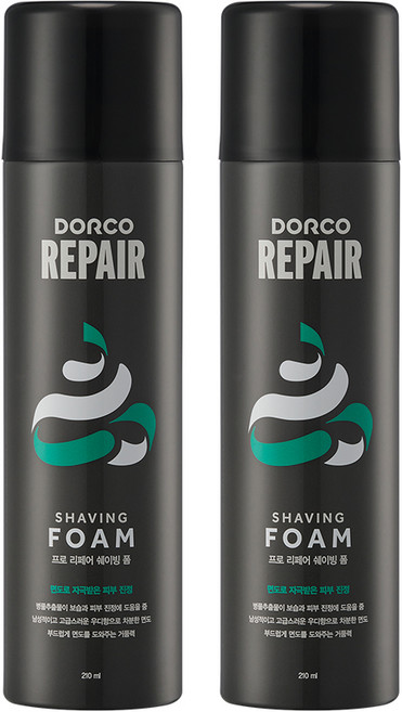 도루코 프로 리페어 쉐이빙폼, 2개, 210ml