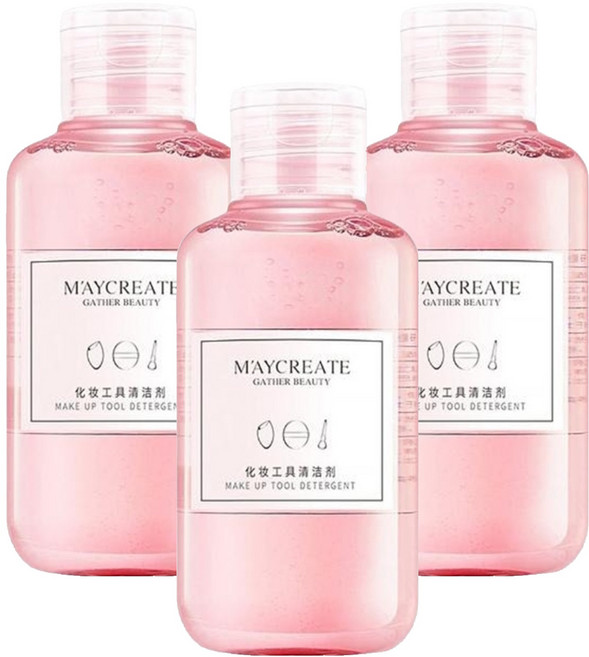 小麥購物 粉撲清潔液 S188, 157ml, 3件