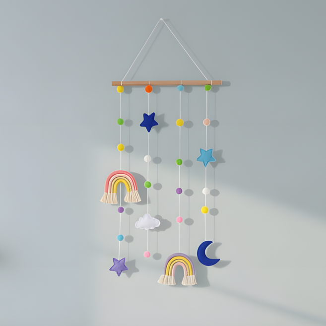 올프리즘 무지개별 월행잉 사진 정리 마크라메, 장식 B형