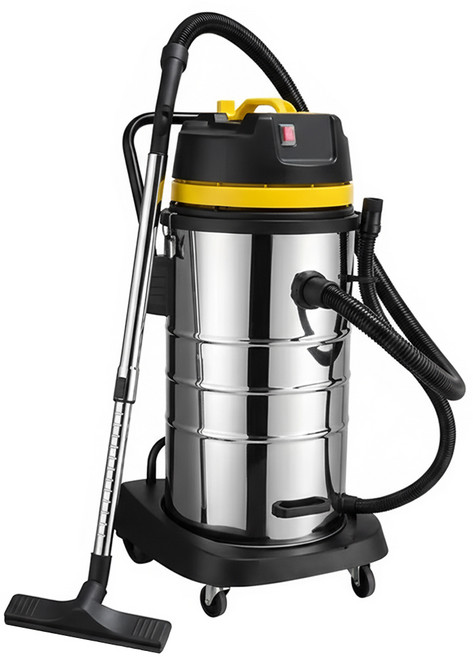 SHUENN FARN 順帆風機 工業用 60L 乾濕兩用吸塵器, WDS-60, 1台, 不鏽鋼