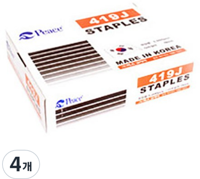 피스코리아 철물코리아 타카핀 419, 4개