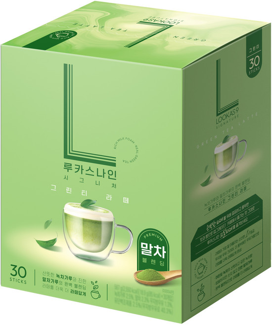 루카스나인 시그니처 그린티라떼, 18.9g, 30개입, 1개