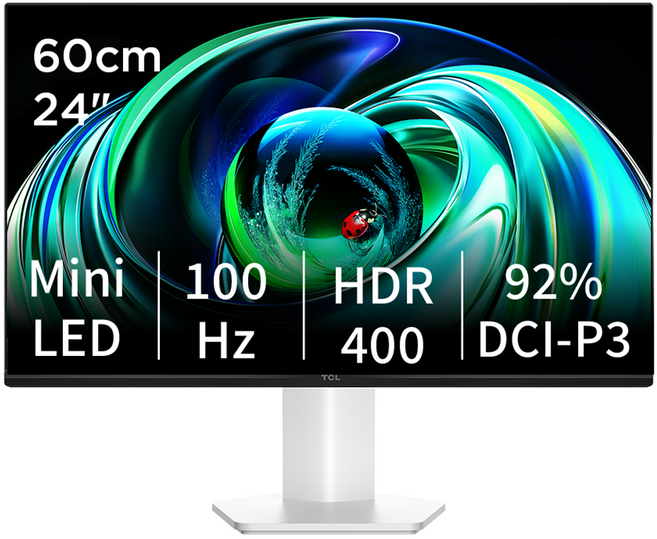 TCL FHD Mini LED 오피스 모니터, 60cm, 24G54