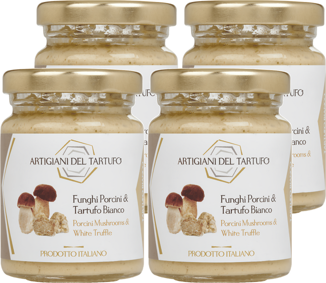 ARTIGIANI DEL TARTUFO 職人 白松露牛肝菌菇醬, 90g, 4罐