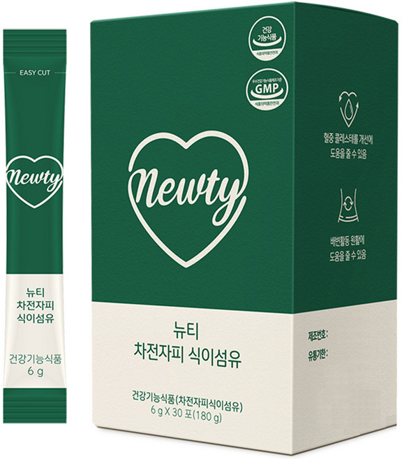뉴티 차전자피 식이섬유, 180g, 1개
