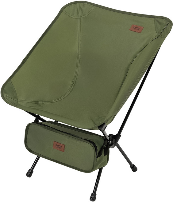 로티캠프 경량 접이식 컴포트 캠핑 의자 로우, 카키, 1개