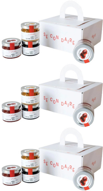 쎄콩데 무가당 미니 콩포트 4종, 3세트, 50g