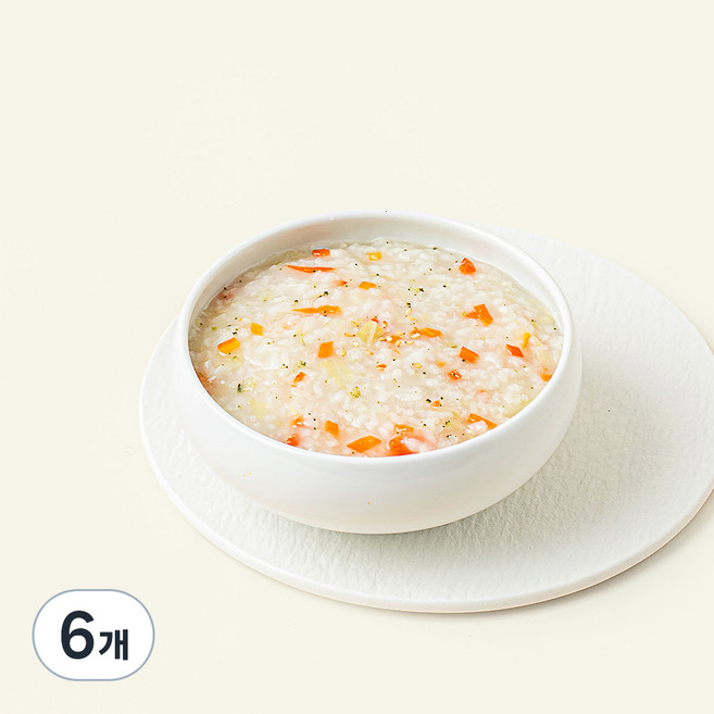 섬죽 유기농 인증 브로콜리야채죽 (냉장), 180g, 6개