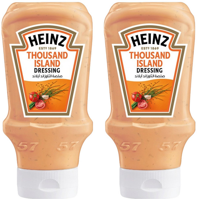 하인즈 사우전드 아일랜드 드레싱, 428g, 2개