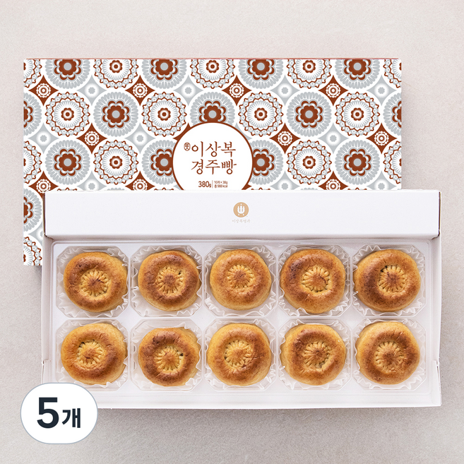 이상복명과 경주빵, 38g, 10개입, 5개