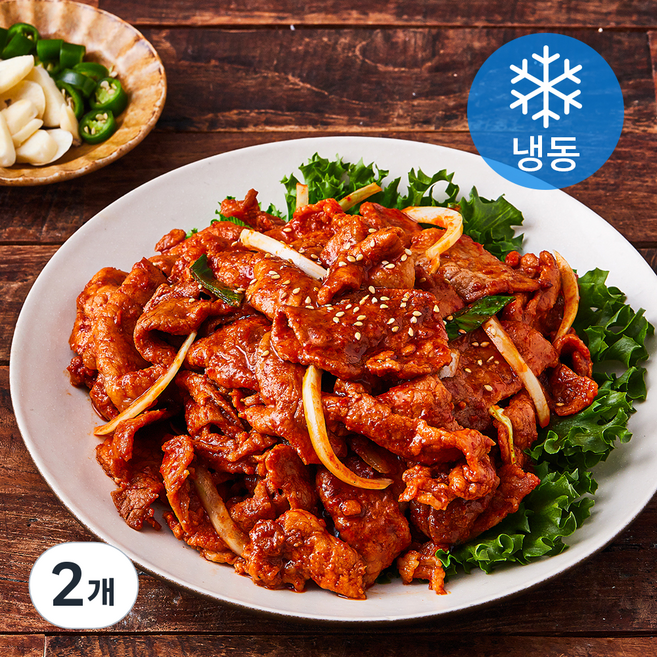 도드람 고추장 뒷다리불고기 (냉동), 1kg, 2개