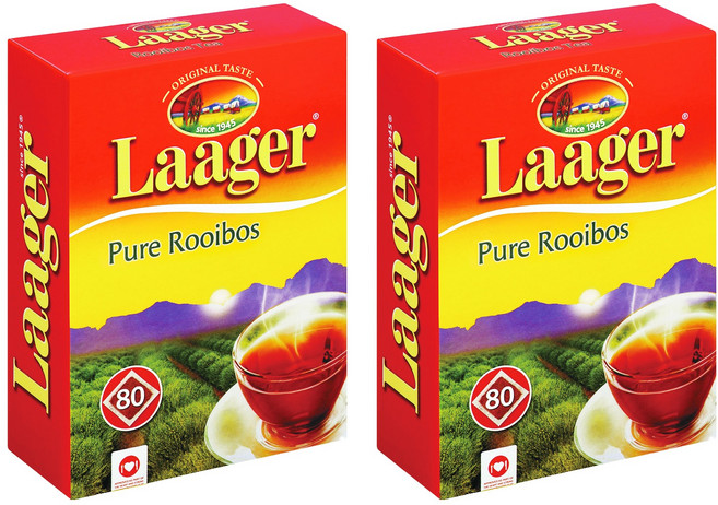 Laager 南非國寶茶 博士茶, 80入, 2盒, 2.5g