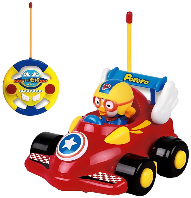 뽀로로 RC 레이싱카, 혼합색상, 1개