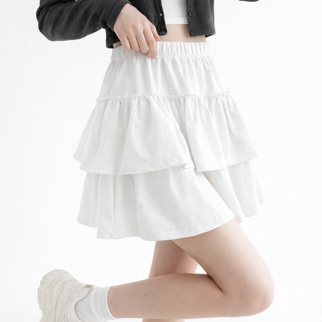 라라온 순면 캉캉 미니스커트 TSP351