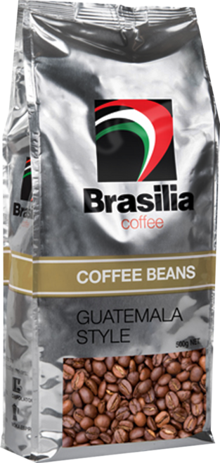 Brasilia 巴西里亞 咖啡豆 瓜地馬拉風味, 咖啡豆(無研磨), 500g, 1包