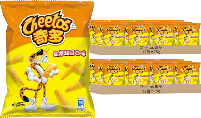 Cheetos 奇多 家常起司口味玉米棒, 78g, 24包