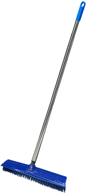 월드크린 블루링 바닥솔 스텐봉 세트 40cm, 혼합색상, 1개