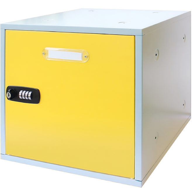 Patriot 愛國者 組合式置物櫃 LOC-1, 黃色, 1層