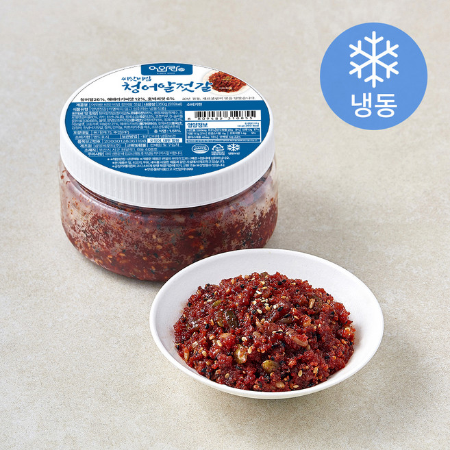 어와란 씨앗비빔 청어알 젓갈 (냉동), 350g, 1개