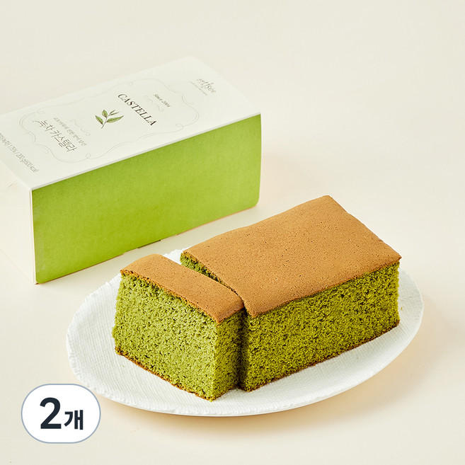 아티제 녹차 카스텔라, 200g, 2개