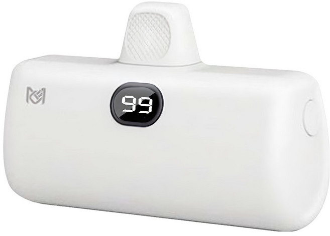 MCK 科技 迷你口袋行動電源Lightning, MCK-MPB001-W, 白色