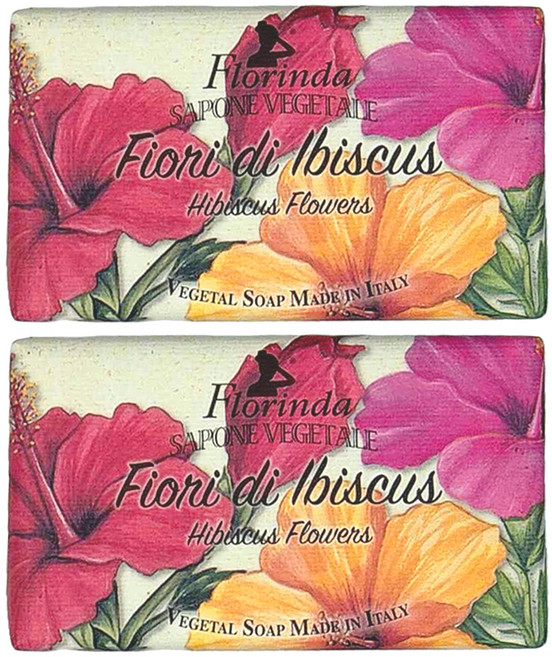 Florinda 皇室扶桑香氛植皂 200G 義大利製植物皂, 2個