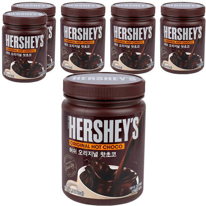 허쉬 오리지널 핫초코분말, 450g, 1개입, 6개