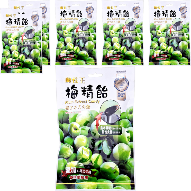 長榮生醫 鹼性王梅精飴, 68g, 6包