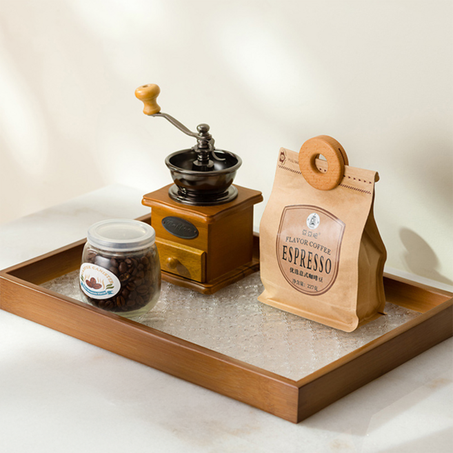 HAPPY LiFE 楠竹托盤 900g, 半透明色 + 黃色