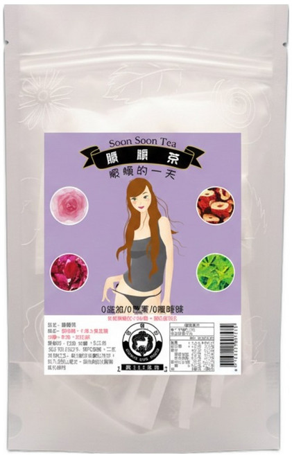 FANGS 方氏 順順茶 順暢紅棗玫瑰花茶, 5g, 15包, 1袋