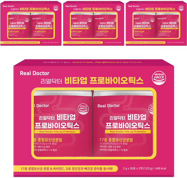 Real Doctor Vita Up 益生菌 30包 2入, 30冊, 60g, 8個