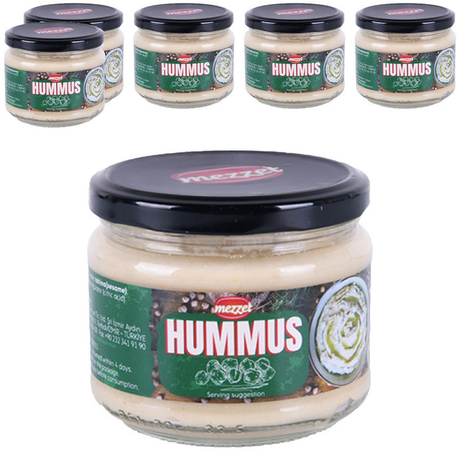 메젯 휴무스 소스, 300g, 6개