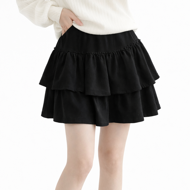 라라온 여성용 순면 캉캉 미니스커트 TSP351