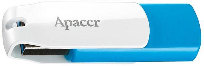 Apacer 宇瞻 旋轉系列隨身碟 AH357 藍色, 64GB, 1個