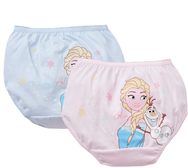 ONEDER 旺達棉品 女童款 冰雪奇緣系列三角褲 2件