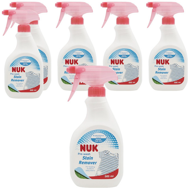 NUK 嬰兒衣物去漬劑, 500ml, 6瓶
