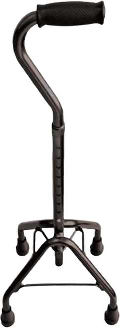 穩穩四腳杖 立式伸縮杖 鋁合金材質 台灣製 ZHTW2031, 咖啡色, 1支