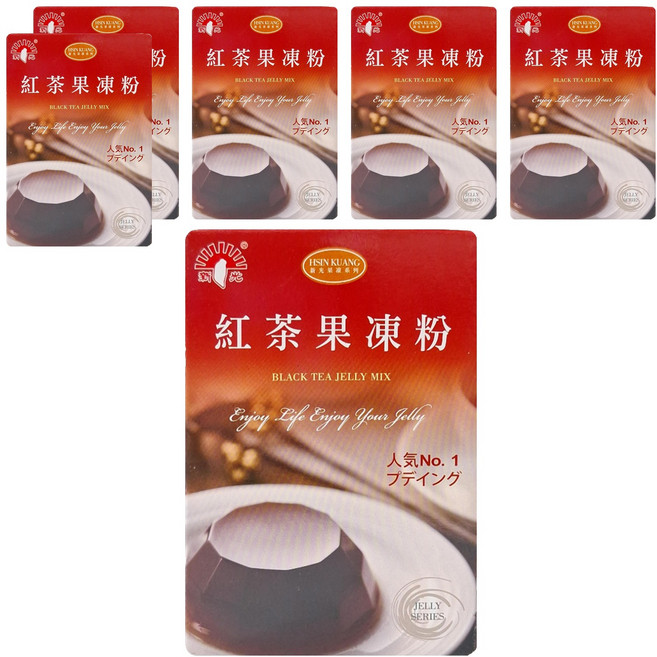 新光洋菜 紅茶果凍粉, 100g, 6盒