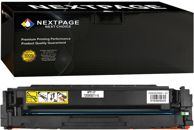 NEXTPAGE 台灣榮工 HP CF402X/201X 高容量 適用 CLJ Pro M252/M274/M277, 黃色, 1個