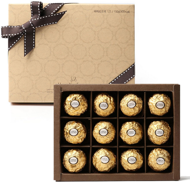 FERRERO ROCHER 金莎 金莎巧克力禮盒, 150g, 1盒