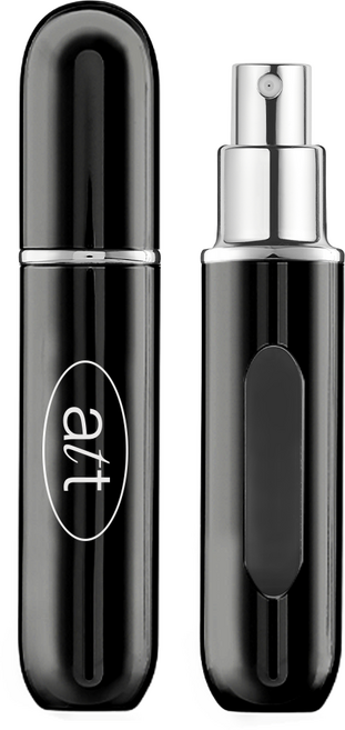 앳댓모먼트 펌핑식 휴대용 향수 공병 5ml, 1개, 유광블랙