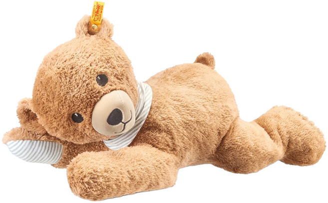 Steiff 德國金耳釦泰迪熊 嬰幼兒玩偶, 22cm, Brown, 1個