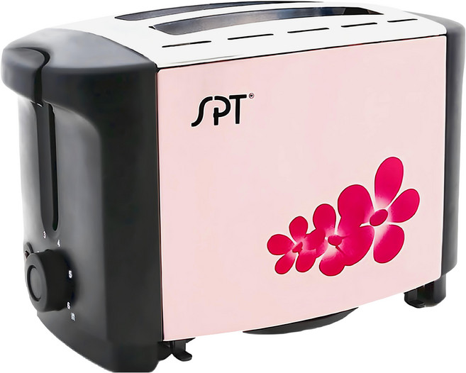 尚朋堂 電子式烤麵包機 SO-925 六段火力調整 可拆卸集屑盤 粉色櫻花款