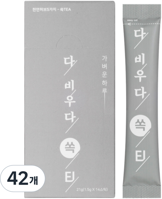 백향진 다비우다 쏙티 차, 1.5g, 42개