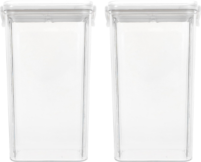 密封保鮮盒 300g 1300ml, 2組, 容器 + 蓋子