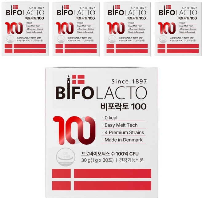비포락토 100 유산균, 30g, 5개