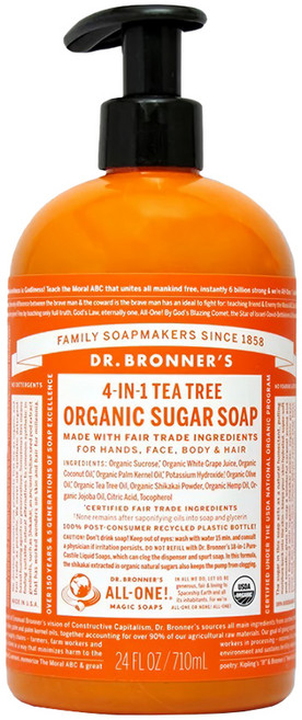 Dr.Bronner's 布朗博士 茶樹沐浴露, 1個, 710ml