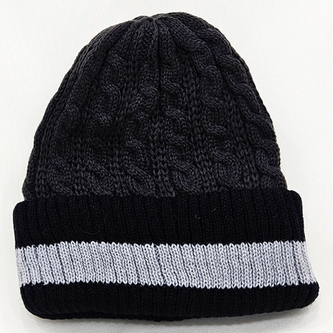 제이제이나인 스포티 단가라 꽈배기 니트 비니 DNW08